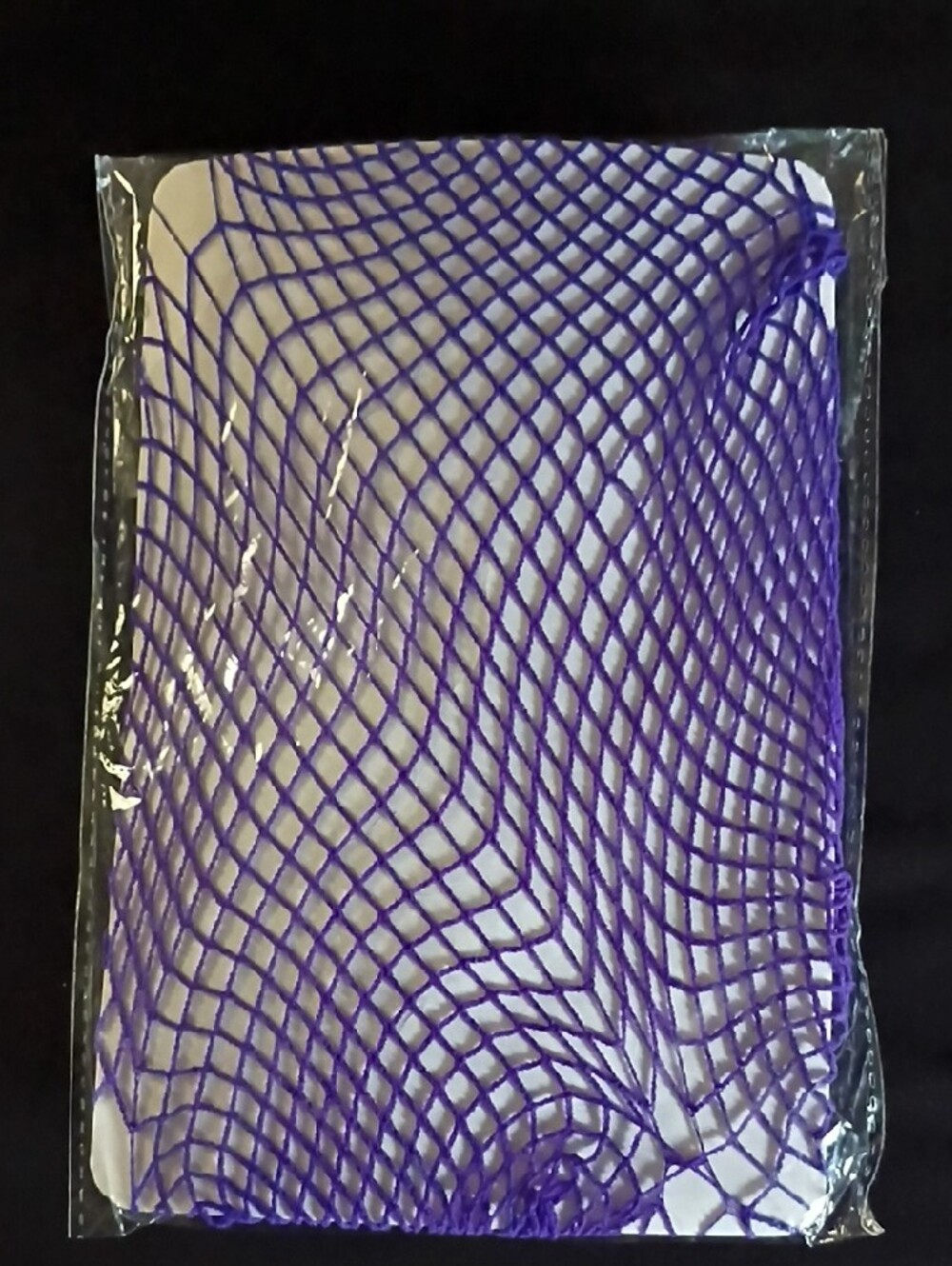 Woman's Purple Fishnet Stocking